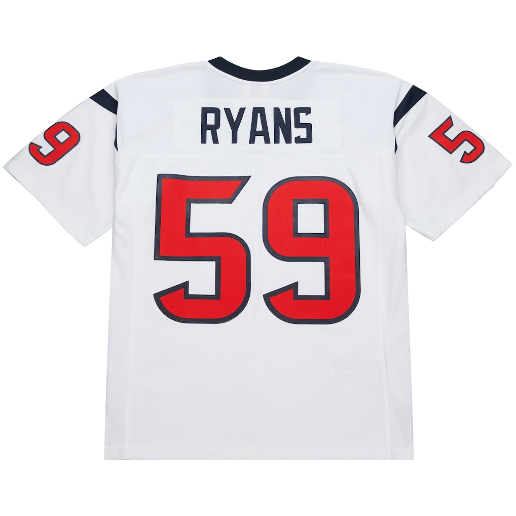 Pouc H.Texans #59 DeMeco Ryans Mitchell & Ness White 2006 Legacy Replica Jersey Stitched Puhic