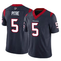 Pouc H.Texans #5 Jalen Pitre Player Navy Limited Vapor F.U.S.E. Home Game Stitched Jerseys
