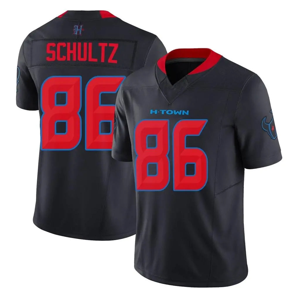 Pouc H.Texans #86 Dalton Schultz Player Navy Limited 2nd Alternate Vapor F.U.S.E. Home Game Stitched Jerseys