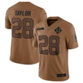 Pouc IN.Colts #28 Jonathan Taylor Brown 2023 Salute To Service Limited Jersey Stitched Jerseys