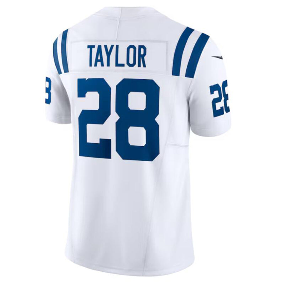Pouc IN.Colts #28 Jonathan Taylor White Vapor F.U.S.E. Limited Jersey American Stitched Jersey