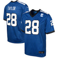 Pouc IN.Colts Indiana Nights Alternate Game Stitched Jerseys - Royal - #28 Jonathan Taylor Player