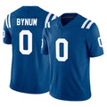 Pouc IN.Colts #0 Camryn Bynum Player Royal Limited Vapor F.U.S.E. Home Game Stitched Jerseys