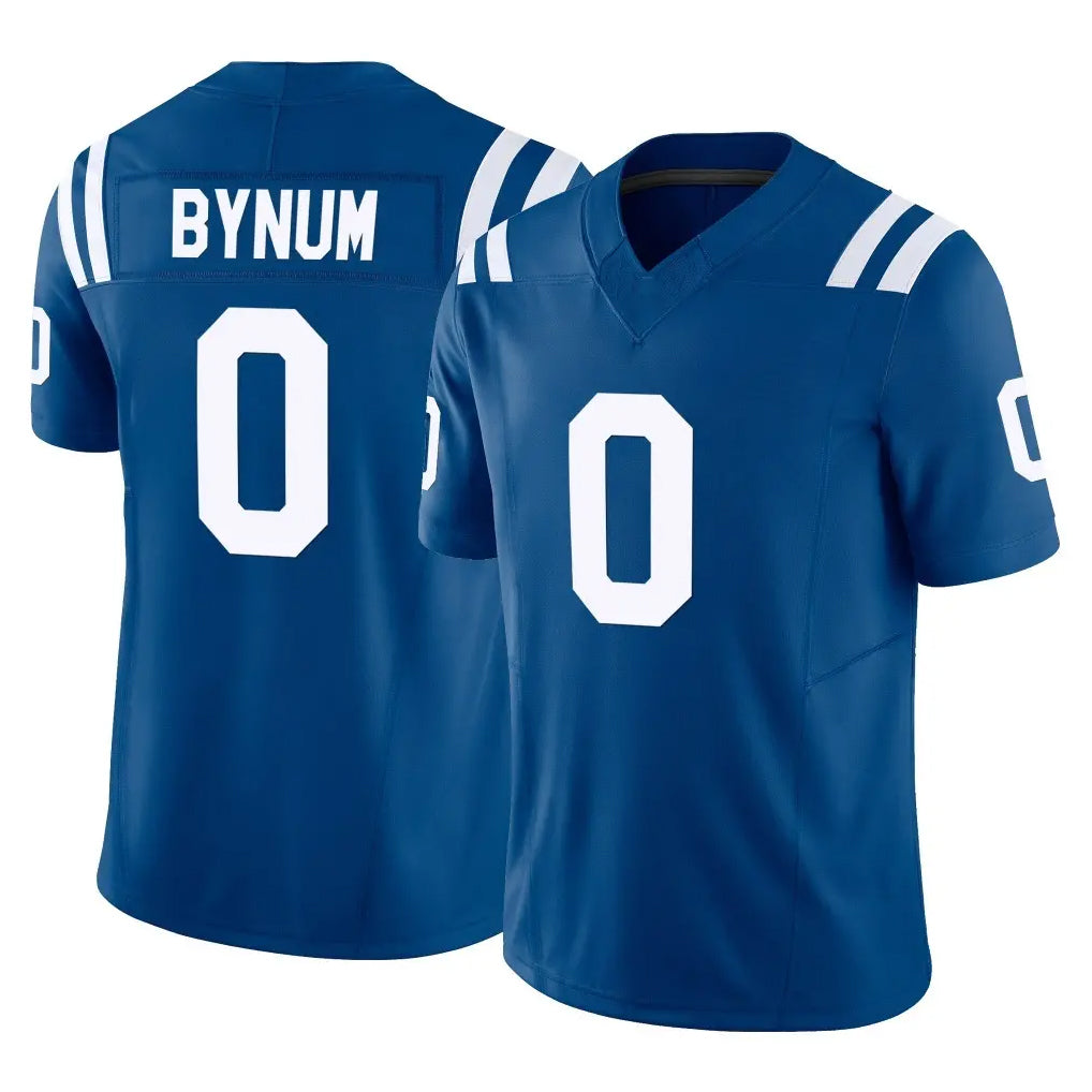 Pouc IN.Colts #0 Camryn Bynum Player Royal Limited Vapor F.U.S.E. Home Game Stitched Jerseys