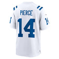 Pouc IN.Colts #14 Alec Pierce Player White Home Game Stitched Jerseys