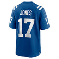 Pouc IN.Colts #17 Daniel Jones Player Royal Home Game Stitched Jerseys