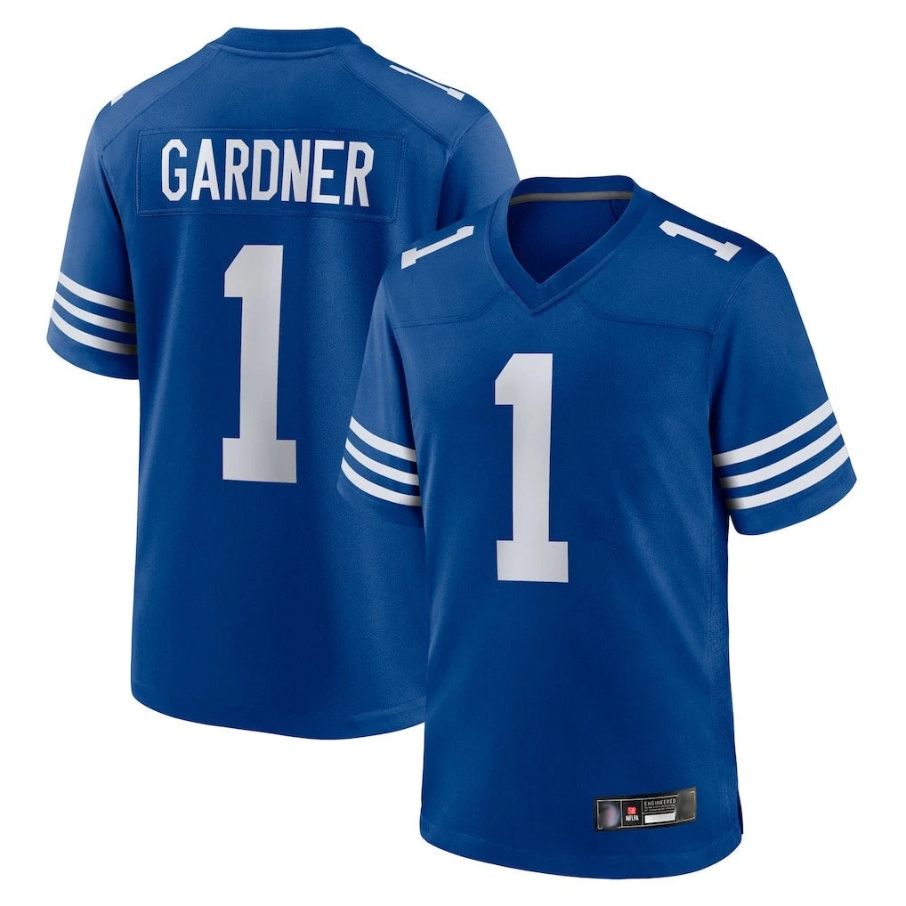 Pouc IN.Colts #1 Sauce Gardner Player Royal Limited Home Game Stitched Jerseys
