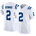 Pouc IN.Colts #2 Josh Downs Player White Limited Vapor F.U.S.E. Home Game Stitched Jerseys