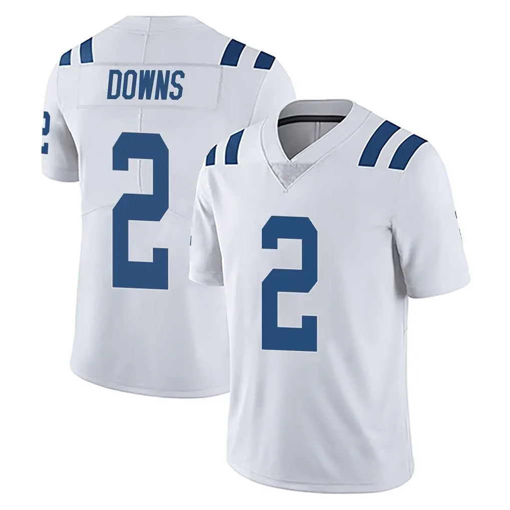 Pouc IN.Colts #2 Josh Downs Player White Limited Vapor Untouchable Home Game Stitched Jerseys
