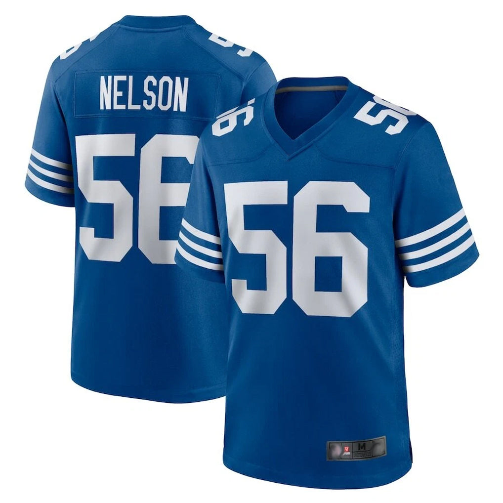 Pouc IN.Colts #56 Quenton Nelson Player Royal Limited Home Game Stitched Jerseys