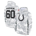 Pouc IN.Colts #60 Tanor Bortolini Player Arctic Camo Salute to Service Hoodies Limited Game Stitched Jerseys