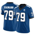 Pouc IN.Colts #79 Bernhard Raimann Player Royal Limited Indiana Nights Alternate Vapor F.U.S.E. Home Game Stitched Jerseys