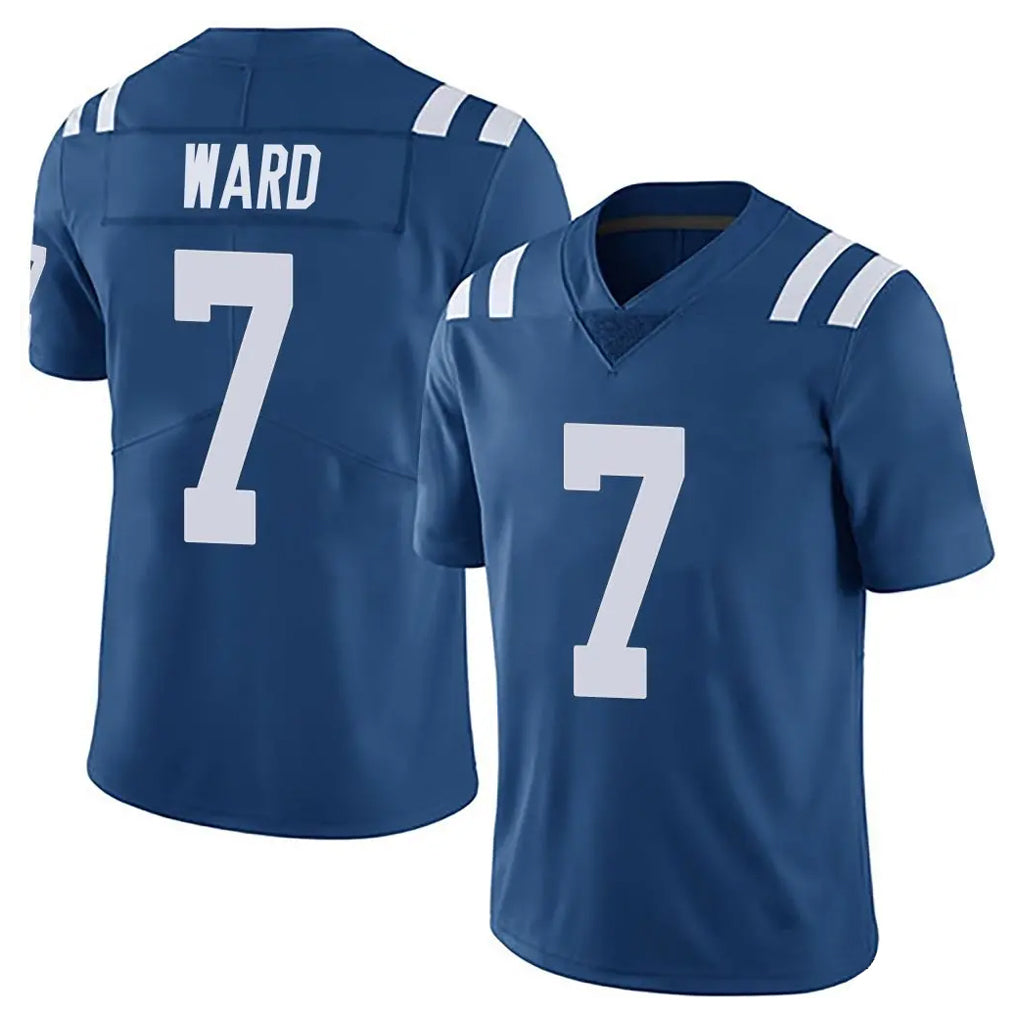 Pouc IN.Colts #7 Charvarius Ward Sr. Player Royal Limited Vapor Untouchable Home Game Stitched Jerseys