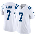 Pouc IN.Colts #7 Charvarius Ward Sr. Player White Limited Vapor F.U.S.E. Home Game Stitched Jerseys