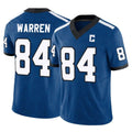 Pouc IN.Colts #84 Tyler Warren Player Limited Indiana Nights Alternate Vapor F.U.S.E. Royal Stitched Jerseys