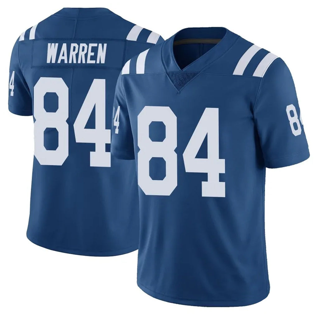Pouc IN.Colts #84 Tyler Warren Player Royal Vapor Limited Stitched Jersey