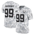 Pouc IN.Colts #99 DeForest Buckner Player Arctic Camo Salute To Service Limited Game Stitched Jerseys
