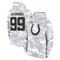 Pouc IN.Colts #99 DeForest Buckner Player Arctic Camo Salute to Service Hoodies Limited Game Stitched Jerseys