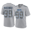 Pouc IN.Colts #99 DeForest Buckner Player Gray Atmosphere Fashion Home Game Stitched Jerseys