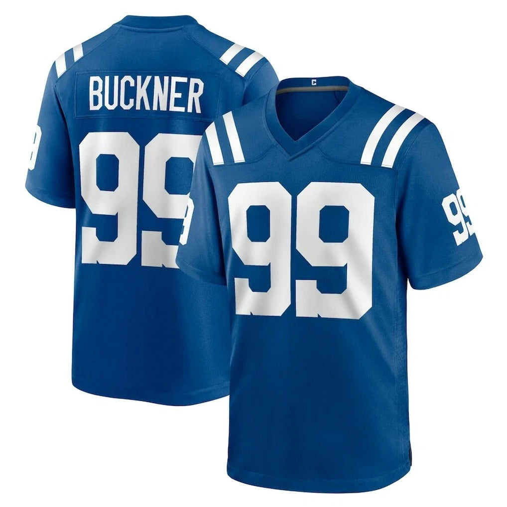 Pouc IN.Colts #99 DeForest Buckner Player Royal Home Game Stitched Jerseys