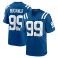 Pouc IN.Colts #99 DeForest Buckner Player Royal Home Game Stitched Jerseys