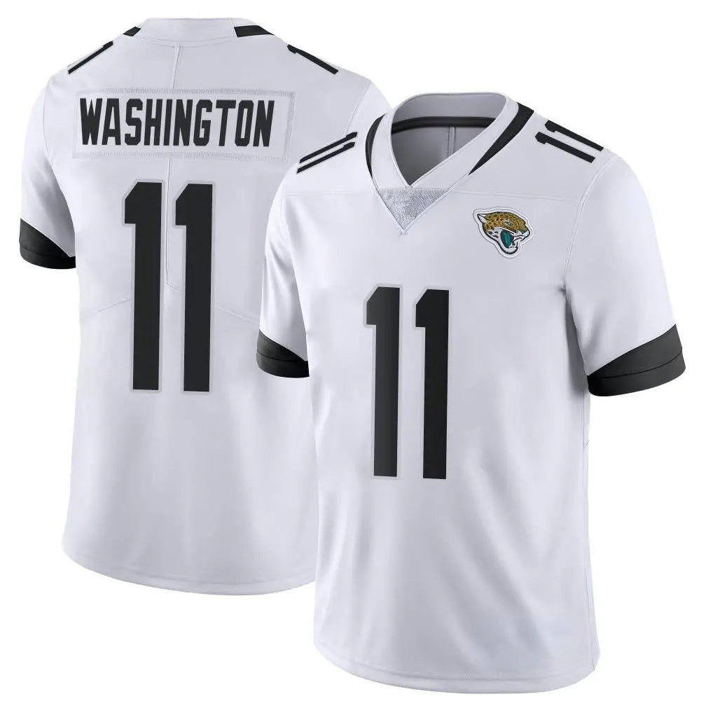 Pouc J.Jaguars #11 Parker Washington Player White Vapor Untouchable Limited Home Game Stitched Jerseys