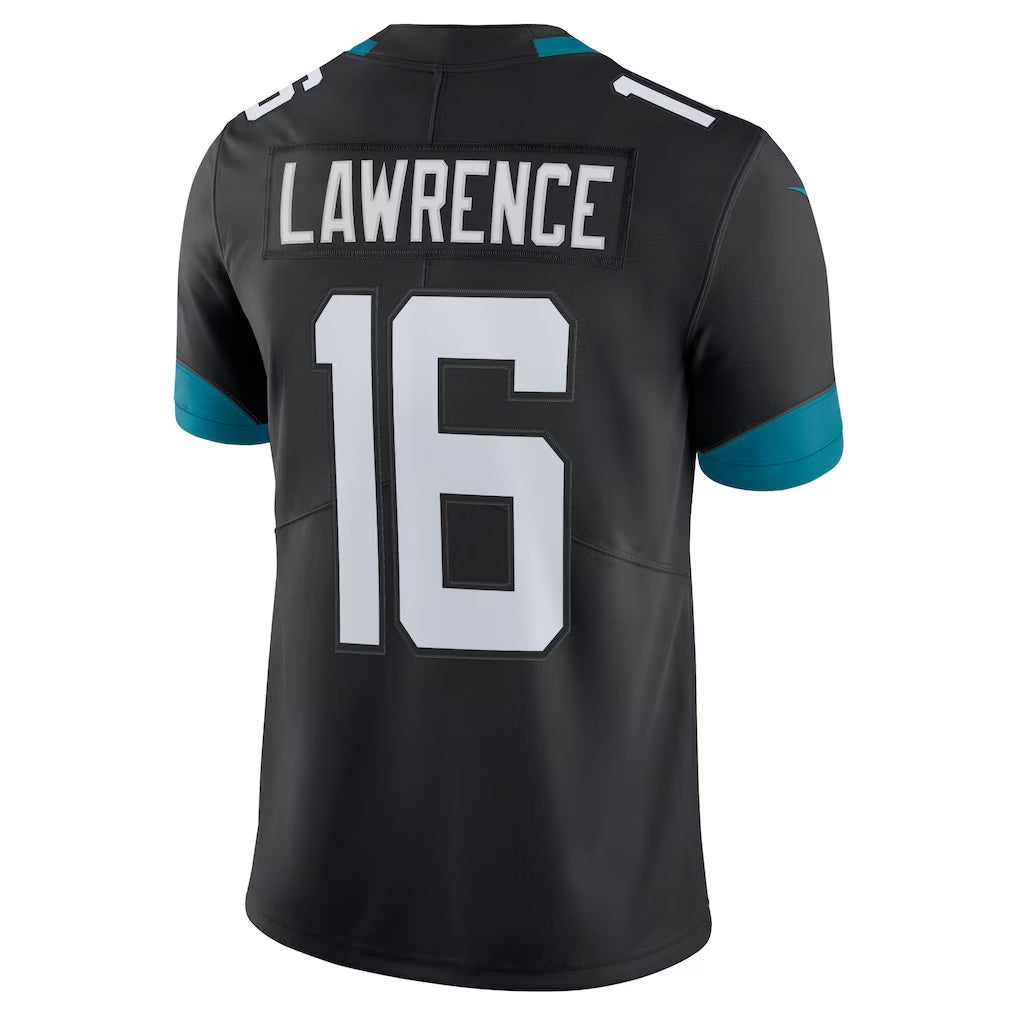 Pouc J.Jaguars #16 Trevor Lawrence Black Alternate Vapor Limited Stitched Jerseys