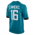 Pouc J.Jaguars #16 Trevor Lawrence Teal Game Jersey Stitched Jerseys