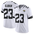 Pouc J.Jaguars #23 Foyesade Oluokun Player White Vapor Untouchable Limited Home Game Stitched Jerseys