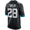 Pouc J.Jaguars #28 Fred Taylor Black Retired Player Alternate Game Stitched Jerseys