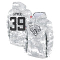 Pouc J.Jaguars #39 Cam Little Player Arctic Camo Salute to Service Hoodies Limited Game Stitched Jerseys