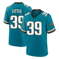 Pouc J.Jaguars #39 Cam Little Player Teal Prowler Throwback Limited Home Game Stitched Jerseys