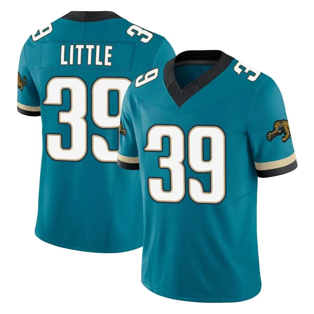 Pouc J.Jaguars #39 Cam Little Player Teal Prowler Throwback Vapor F.U.S.E. Limited Home Game Stitched Jerseys