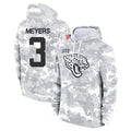 Pouc J.Jaguars #3 Jakobi Meyers Player Arctic Camo Salute to Service Hoodies Limited Game Stitched Jerseys