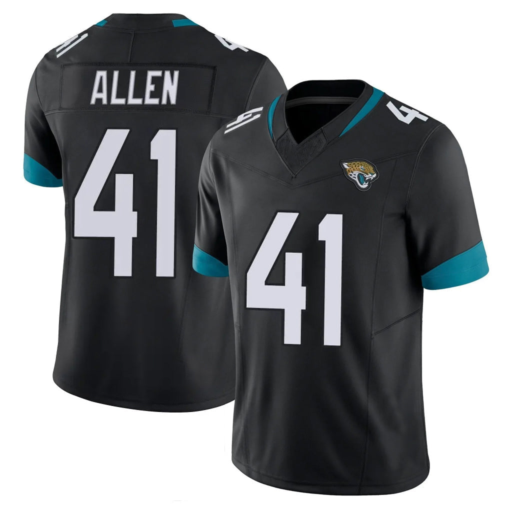 Pouc J.Jaguars #41 Josh Hines-Allen Player Black Vapor F.U.S.E. Limited Home Game Stitched Jerseys