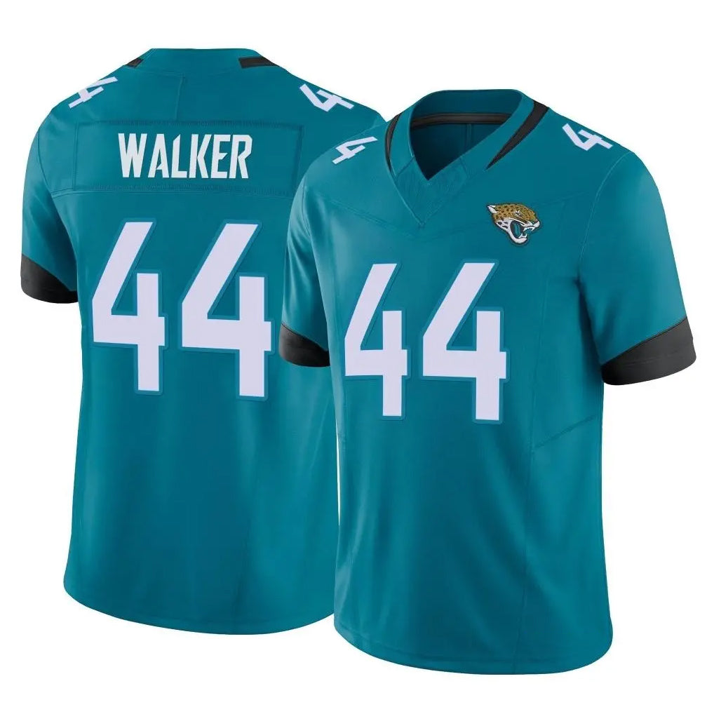 Pouc J.Jaguars #44 Travon Walker Player Teal Vapor F.U.S.E. Limited Home Game Stitched Jerseys