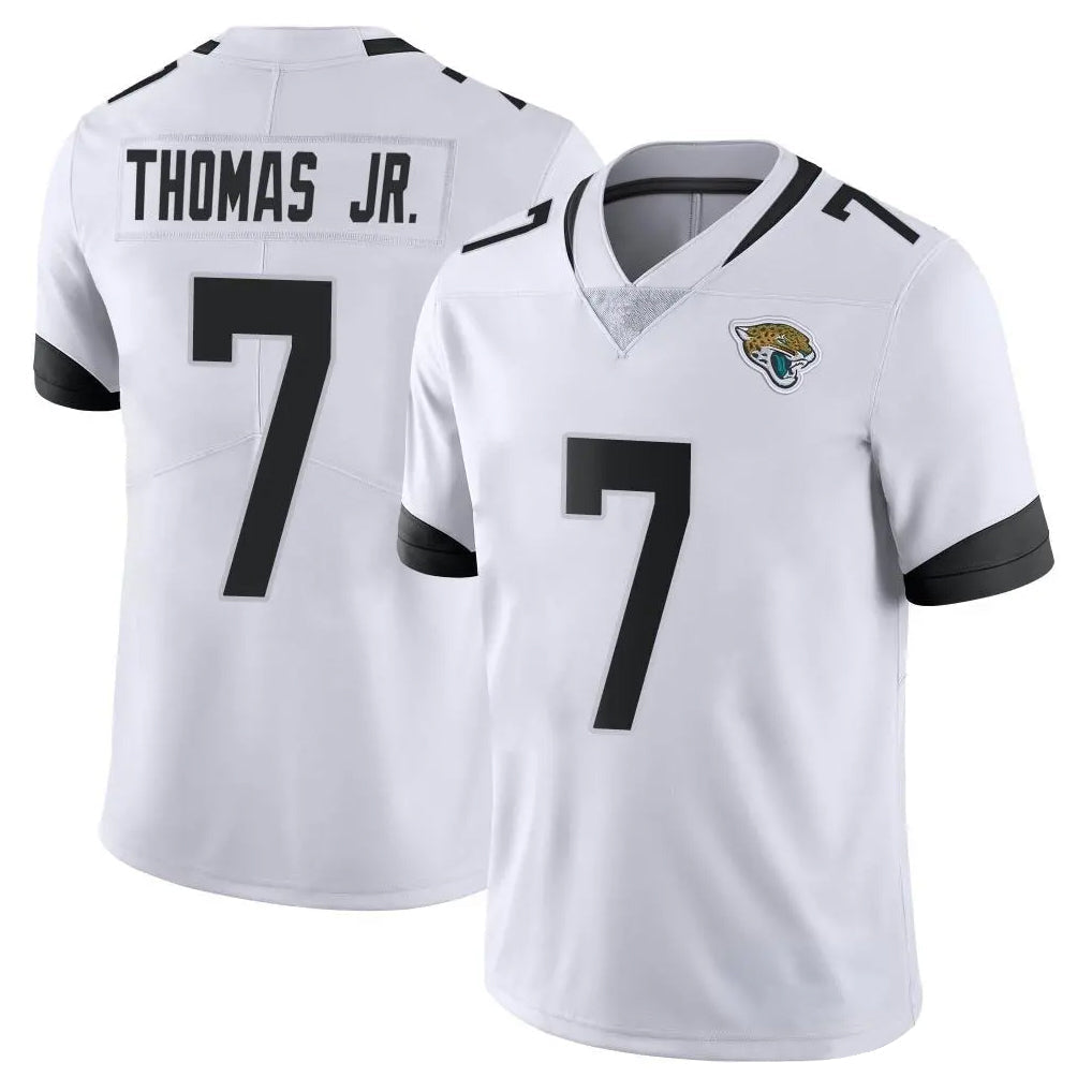 Pouc J.Jaguars #7 Brian Thomas Jr. Player White Vapor Untouchable Limited Home Game Stitched Jerseys