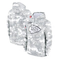 Pouc KC.Chiefs Arctic Camo Salute to Service Hoodies Limited Game Blank Player Stitched Jerseys