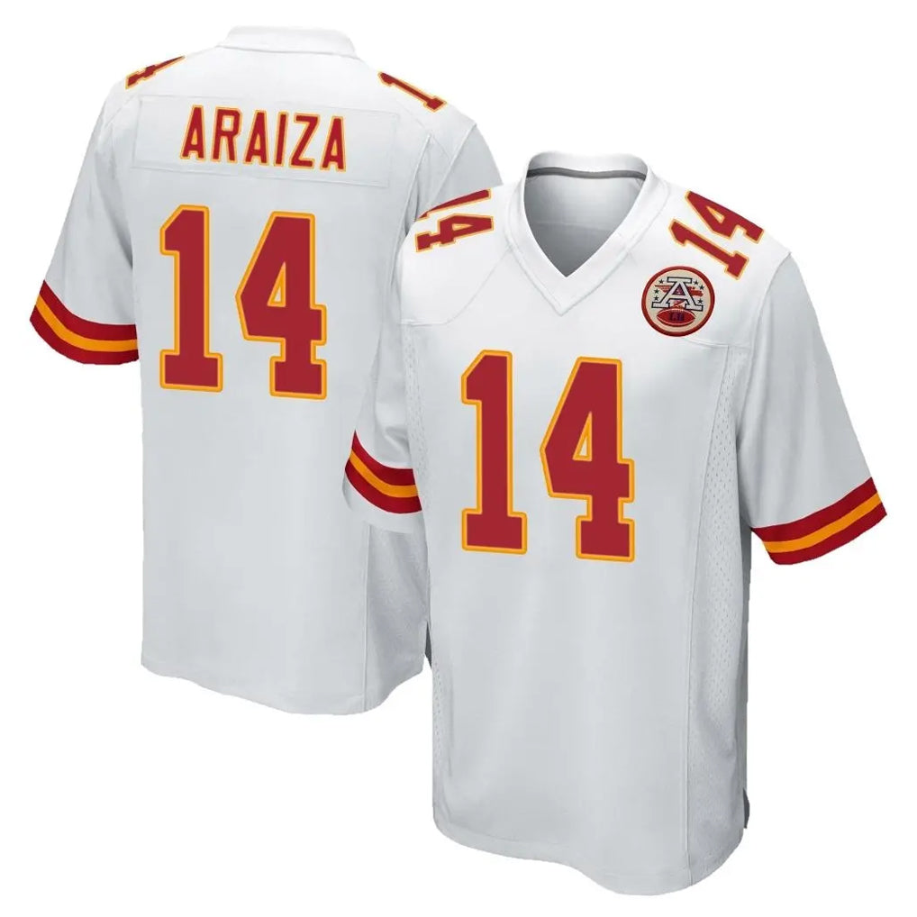 Pouc KC.Chiefs #14 Matt Araiza Player White Home Game Stitched Jerseys