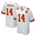 Pouc KC.Chiefs #14 Matt Araiza Player White Home Game Stitched Jerseys