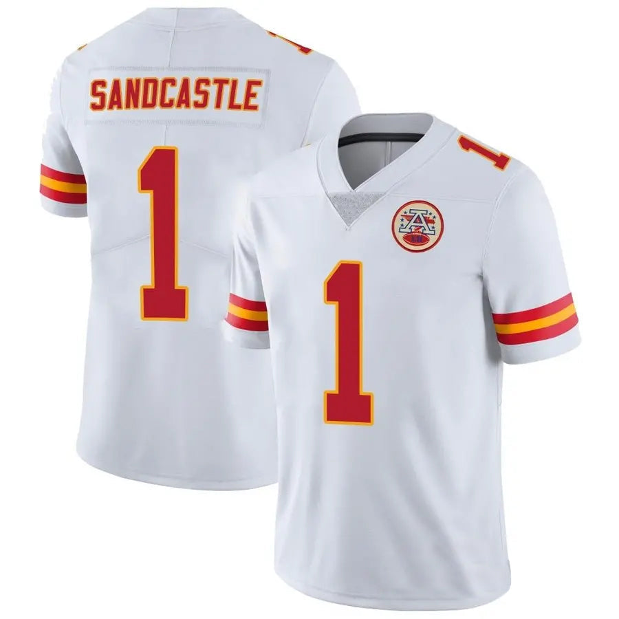 Pouc KC.Chiefs #1 Xavier Worthy Player White Vapor Limited Stitched Jerseys