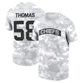 Pouc KC.Chiefs #58 Derrick Thomas Player Salute to Service Hoodies & T-Shirts Stitched Jerseys
