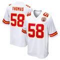 Pouc KC.Chiefs #58 Derrick Thomas Player White Home Game Stitched Jerseys