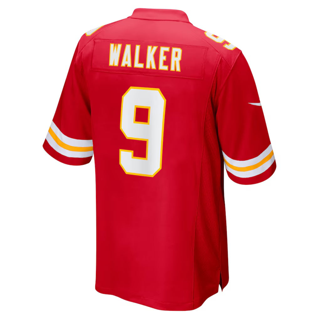 Pouc KC.Chiefs #9 Kenneth Walker III Red Game Stitched Jerseys