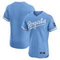 Pouc KC.Royals Light Blue Alt Limited Elite Blank Player Stitched Jerseys