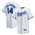 Pouc KC.Royals #14 Jac Caglianone Player White Home Game Stitched Jerseys