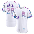 Pouc KC.Royals #28 Kyle Isbel Player White 2026 City Connect Limited Elite Home Stitched Jerseys