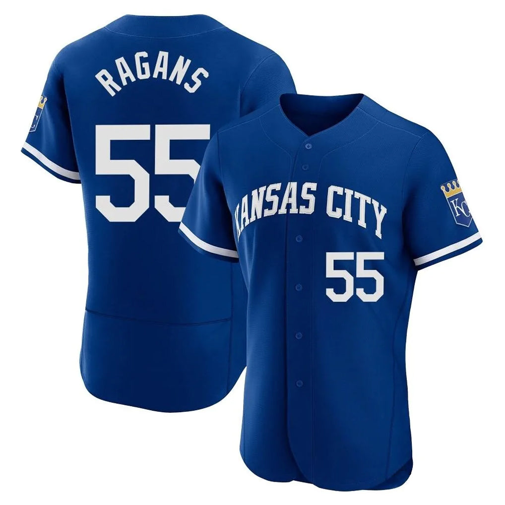 Pouc KC.Royals #55 Cole Ragans Player Royal City Connect Limited Elite Home Game Stitched Jerseys