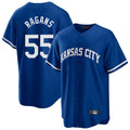 Pouc KC.Royals #55 Cole Ragans Player Royal Game Home Stitched Jerseys