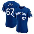 Pouc KC.Royals #67 Seth Lugo Player Royal Limited Elite Home Stitched Jerseys